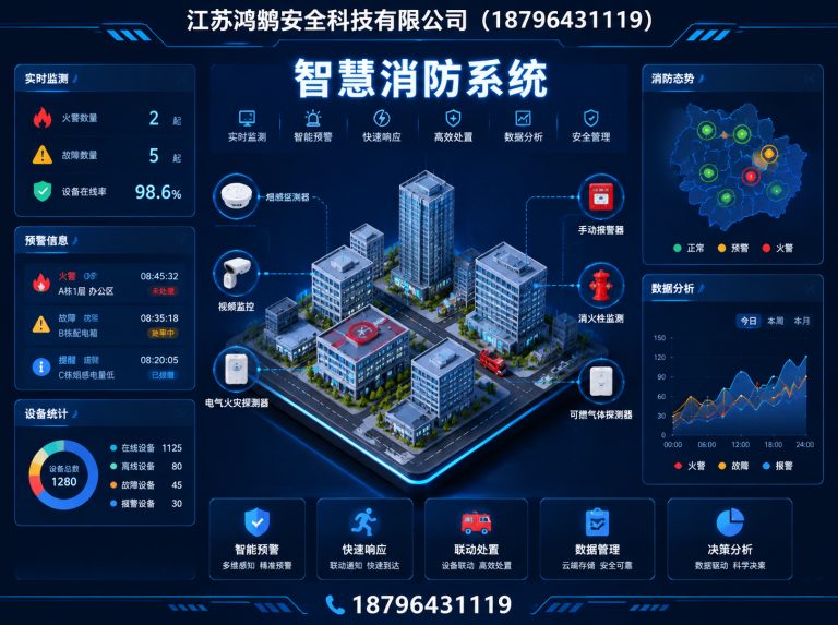 郴州智慧消防系统展示图