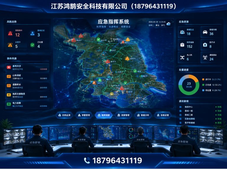 郴州应急指挥系统展示图